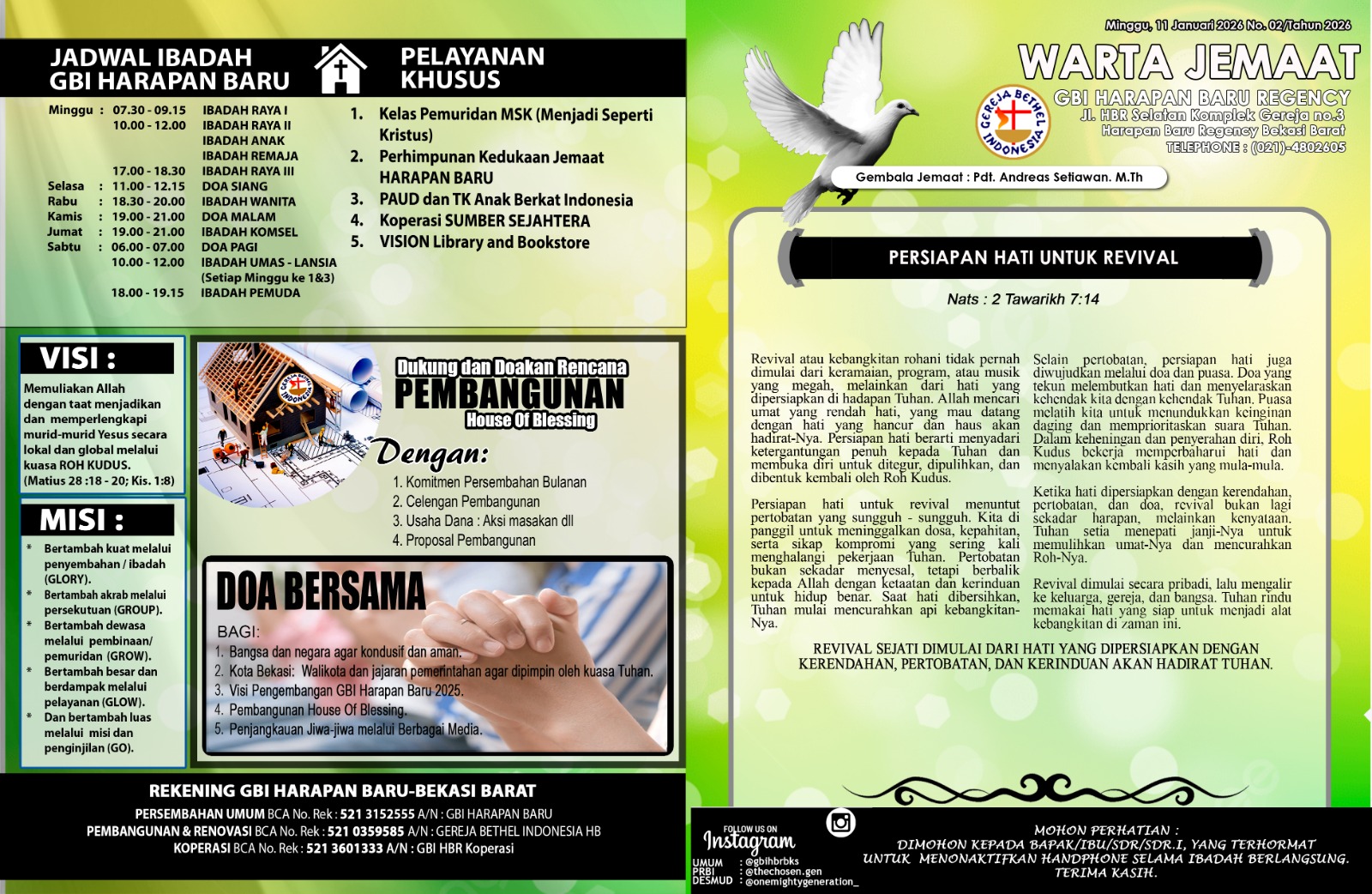 Warta Jemaat GBI Harapan Baru